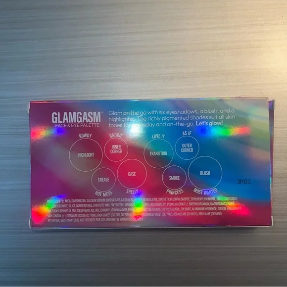 NEW Formula Z Glamgasm Pro Artistry Face & Eye Palette w/ Chica Beauty Brush - Picture 5 of 9